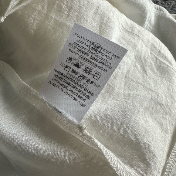 NWOT Sabina Musayev Priscilla Off White Ruffle Skirt - Picture 11 of 11